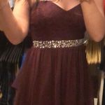 Speechless Burgundy Dress with Silver detailing (homecoming dress) Photo 1