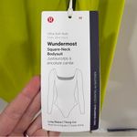 Lululemon  Wundermost Ultra-Soft Nulu Square-Neck Long-Sleeve Bodysuit Size M NWT Photo 5