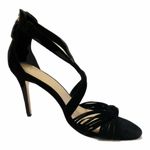 Sandro PARIS Elisa Black Suede Heels Knotted Strappy Sandals 39 US 8 - 8.5 NIB Photo 10