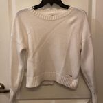 Hollister White  Cropped Sweater Photo 0