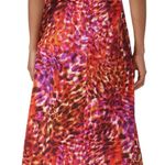 Natori Ombre Animal Print Dress Rent the Runway Preloved L $298 Pink Size L Photo 3
