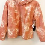 O'Neill O’Neill Tie dye Hampton Super sherpa Pullover Hoodie Sz XS Coral NEW Casual Cozy Photo 4