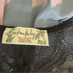 Free People  Intimately Undercover Printed Floral Bodysuit in Black Combo Medium Photo 3