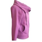Zella  pink funnel neck sweatshirt- dusty mauve color Photo 2