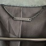 Elie Tahari  New Lambskin Leather Distressed Sally Jacket Size Large in Black Photo 1