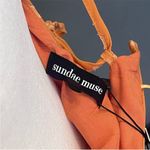 Sundae Muse  Midi Orange Dress - Size 6 Photo 8