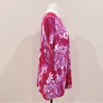 LOGO By Lori Goldstein LOGO X SmileyWorld Pink Combo Shirt Size Medium Photo 6