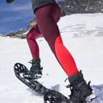 Athleta  Burgundy and Red Colorblock Leggings size s Photo 4