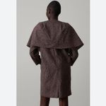 NWT Caron Callahan Leon Brown Polka Dot Silk Cotton Dress Size S Photo 1