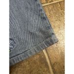 Quacker Factory Vintage The  Blue Jeans Womens Size 10 Floral Embroidered Cotton Photo 6
