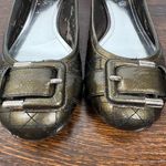 Franco Sorto Women’s green gold metallic flat L Chord size 9.5 Photo 2