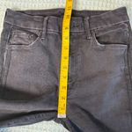 Mother Black Jeans Womens 26 HW Looker Ankle Fray Guilty Party Racer Raw Hem Photo 10