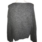 A New Day  Charcoal Gray Side Tie Sweater Medium Photo 2