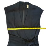 Kate Spade New York Villa Crepe Black Cap Sleeve V Neck Wrap Dress Size Black Size 0 Photo 4