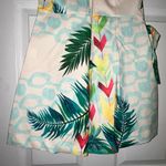 angelique Tropical Floral Mix Print Sleeveless Wrap Skort Romper Size S Photo 8