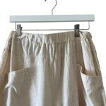 Zanzea Collection Ivory Elastic Waist Pull On Wide Leg Y2K Capri High SZ L #1274 Photo 1