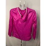 New Balance ‎ Windbreaker Jacket Womens Medium Pink Full Zip Hooded Activewear Photo 6