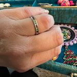 Sterling Silver Multi Color Rhinestone Stone Eternity Infinity Ring Size 7 1/2 Photo 0