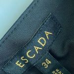 Escada • Solid Black Cotton Trousers Size XXS Photo 36
