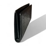 Coach  Black Embossed Leather Wallet Photo 3