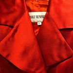 🆕 Red Satin Blazer by Holt Renfrew🔥 Size 6 Photo 4