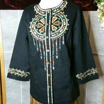 Bob Mackie  Embroiled Jacket Sz XS Photo 0
