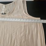 Seven7  Melissa McCarthy Beige Sleeveless Sheer Tank with Pleated Back Sz 3X NWT Photo 6