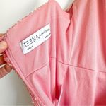 Mac Duggal Ieena for  26945 Barbie Pink Plunging Neckline Sequin Dress sz 0 Photo 9