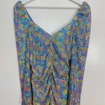 Saylor Lawren Floral Sequin Sparkly Long Sleeve Bodycon Minidress Size Medium Photo 8