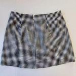 Urban Outfitters Black & White Gingham Mini Skirt | Classic Checkered Style Photo 1