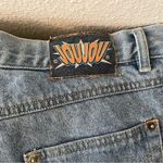 American Vintage Vintage Y2K JouJou Flower Embroidered Denim Shorts Size 12 Mom Fit High Rise Photo 4