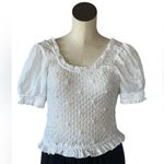 Free People NWOT Cecelia Embroidered Floral Cropped Top Photo 4