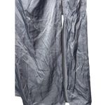 Abercrombie & Fitch NEW  Gray Silver Draped Knot Slit Long Maxi Skirt Size Medium Photo 4