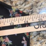 Bailey 44 Black Floral Midi Dress Spaghetti Straps Made In USA Size 0 Photo 8