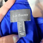 NWT Liv Foster Jacquard Strapless Metallic Mini Dress Photo 3