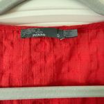 prAna Women’s Red  Lucy Short Sleeve Blouse Photo 2