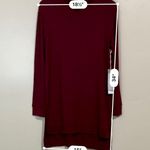 Another love Women’s Knit Tunic Turtleneck Long Sleeve Dress Maroon Sz Small NWT Photo 5