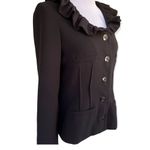 Neiman Marcus Vintage  Exclusive black ruffle collar blazer 6 Photo 1