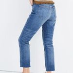 Madewell The Tall High-Rise Slim Boyjean Dover Wash Raw-Hem Edition Plus Size 24 Photo 0