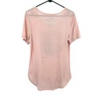 Disney ‎ Size Medium Shirt Pink Beauty and the Beast Graphic Tee Round Hem Photo 1