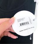 Staud Georgina Bustier Bow Maxi Cocktail Sheath Dress Black 12 NWT Photo 4