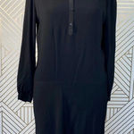 Gerard Darel Pablo‎  Black Ruffle Long Sleeve Dress Photo 0