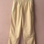 Vintage Land's End Light Yellow High Waisted Straight Leg Pants Size 10 Reg EUC Photo 0
