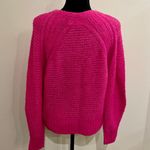 Universal Threads Bright Pink Open Knit V-Neck Sweater Size Extra Small NEW Photo 2