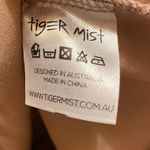 Tiger Mist Beige Cream Cant Keep Up Pants Matte High Rise Skinny Size Large Photo 8