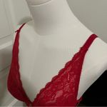 Aubade Women's Rosessence Shoulder Red Lace Plunge Bra Size 34B NWT Photo 11