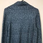 Loft  Women’s Alpaca Blend Gray Knit Cowl Neck Wide Long Sleeve Sweater Photo 5