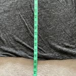 IRO Tunic Dress Womens Large Grey Nanton Flutter Sleeve Mini Bodycon Ruched Photo 8