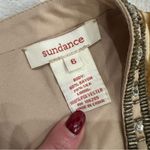 Sundance  Champagne Vineyard Silk blend Burnout Velvet Party Dress Size 6 Photo 10