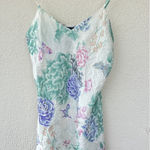 August Silk VTG Y2K Intimates Pastel Floral Silk Slip Dress Fairy Womens Size XS Photo 0